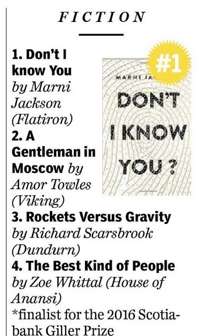 NEWS: Rockets Versus Gravity at #3 on the National Post Bestseller List
