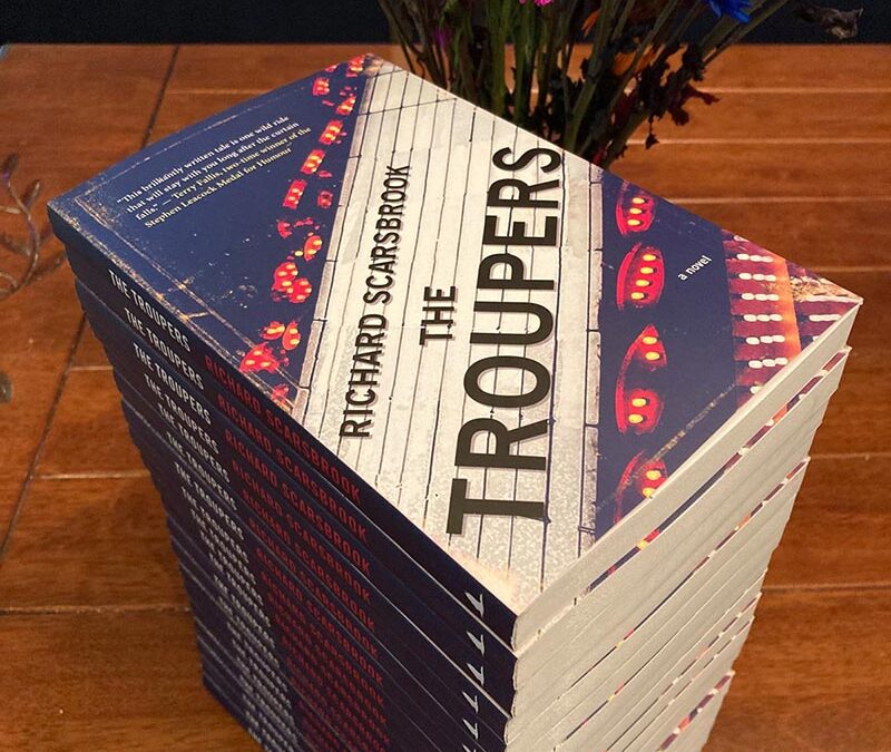NEWS: My author copies of THE TROUPERS arrived today!