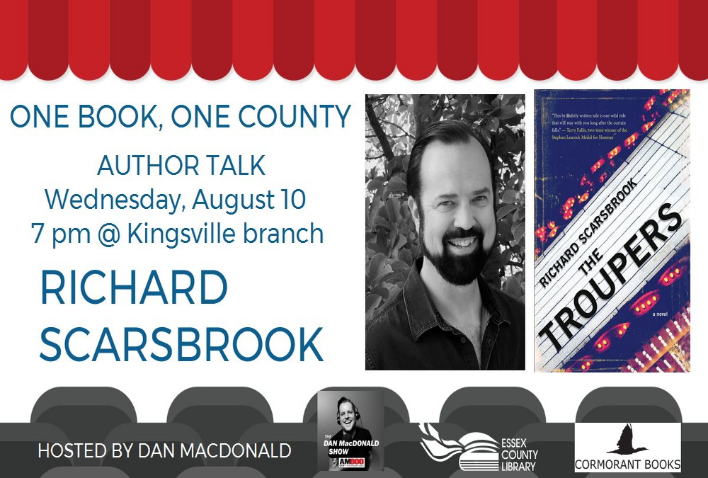 EVENT: Author Talk at the Kingsville Public Library, Wednesday August 10, 7 PM!